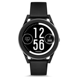 Bracelet de montre Fossil FTW7000 Silicone Noir 20mm